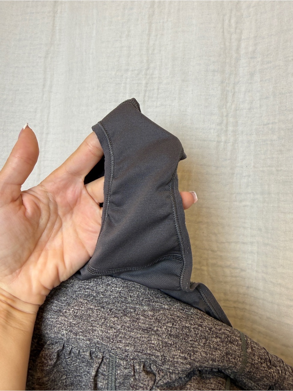 Lululemon Hotty Hot Lined Running Shorts Heathered Grey Size 4 - Picture 7 of 8